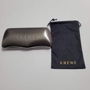 KREWE Silver Case with Black Pouch